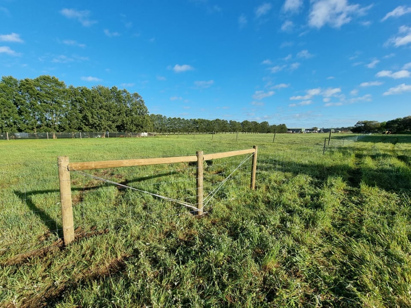 Fence in rural area